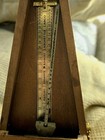 Seth Thomas Metronome De Maelzel Maple Wood Keywound  8 Model 6508 No Lid Works 