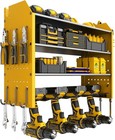 Tool Rack Organizer Wall Mount  Heavy Duty Tool Storage Rack
