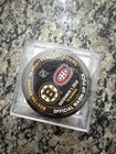 Boston Bruins Official Game-used Warm-up Puck Vs Montreal Canadiens