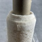 Vintage Embroidered Net Lace White  Floral Fabric 12 Yards 48  Decor 80 s Nos