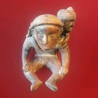 Large Pre-columbian Style Nayarit Figure     Clay Mother   Child Tribal Sculpture