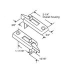 Tilt Latch Pair Fits Vinyl Window Hardware Plastic Left Right Latch White