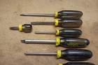 Lot Of 8 Stanley Workmaster Phillips   Slotted Screwdrivers 