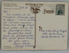 Relief Train Bridal Veil Steam Locomotive Vintage Railroad Postcard