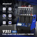 Petrol Car Gdi Fuel Injector Tester Cleaner Ultrasonic Injector Cleaning Machine