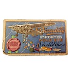 Piccadilly Bi-plane Gold Eye Needle Case Sewing Needles Vintage Ephemera Gift