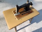 Antique Pre-war German Metal Singer Electric Sewing Machine Coin Piggy Bank