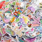 300pcs Cute Holographic Stickers For Kids  Waterproof Vinyl Laptop Skateboard Wa