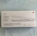 T3 Singlepass Stylemax 1  Ceramic Flat Iron White rose Gold New Open Box