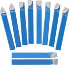 10pcs 1 4  Metal Lathe Carbide Tip Cutter Tool Set For Turning And Boring