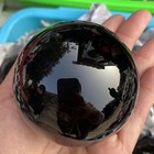 Natural Black Obsidian Sphere Healing Crystal Magic Ball Reiki Stones Feng Shui