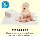 Peekapoo Disposable Changing Pads For Baby    Portable Changing  18 x30   50 Count