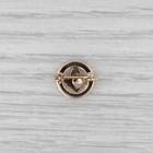 Vintage Masonic Lapel Pin 14k Gold Enamel Blue Lodge Square Compass