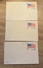 Vintage Usps Postcards Lot Of 3 Blank Flag 1987 Usa 14 Cents Free Ship Unposted