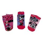 Disney Minnie Mouse Kids No Show Ankle Socks 3 Pack  Small Size 4-6 Shoe Size 5
