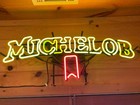 Rare Style Vintage Large Michelob Neon 33 x13 x5  Excellent Working Condition