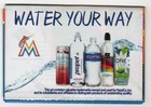 2017 Miami Marlins Pocket Schedule - Stanton  Yelich  Ozuna - Water Version