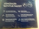 Concealed Bathtub  shower Faucet  Bathroom Mixer Tap