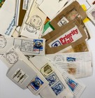 Lot Of Random Postage Stamps-5 Oz Stack-estate Sale Find