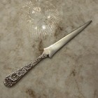 Vintage S  Kirk   Son Sterling Silver Letter Opener Repousse Floral Pattern