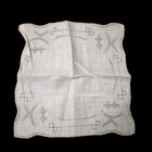 Vtg Hanky Handkerchief Linen   Lace Beautiful White Color 11 5    Wedding