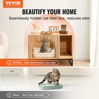 Vevor Cat Litter Box Enclosure Hidden Litter Box Furniture 31 5 l X 20 w X 22 h