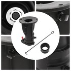 Black Fifth Wheel Camper Rv Adapter Hitch To Gooseneck 12    16  Adjustable New
