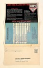 Kiss      ace Frehley      solo Album Order Form Insert Only      1978 Kiss Army      aucoin
