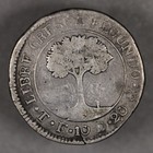 1831 Central American Republic Silver 2 Reales