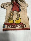 Vintage 1950 s Gund Disney Pinocchio Hand Puppet Rubber Head Cloth Body