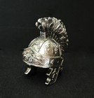 Decorative Roman medieval-style Helmet Replica With Plume Collectible Piece 3 5 
