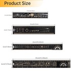 15cm 20cm 25cm 30cm Multifunctional Pcb Ruler 4pcs 15 20 25 30cm  Black