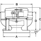Dayton 4yy15 Upblast Less Drive Package 13-1 4 In