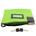 Bisupply   Locking Money Bag Lock Bag Bank Bag With Lock Cash Bag In Green