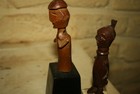 2 Top Begin 20 Th C  Yaka-luena Lwena  Amulet Figures R d congo-angola