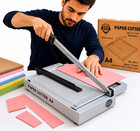A4 Heavy Duty Paper Cutter     Metal Base Guillotine Trimmer  Cuts Cardstock  Pape