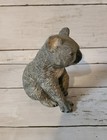 Koala Bear Figurine Vintage Royal Heritage Bisque Porcelain Grey 4  Tall