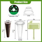 84 Pcs Hydroponic Pod Kit For Aero Garden With 12 Grow Baskets  12 Grow Sponges