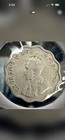 1934 Cyprus British Dependency  1 2 Piastre  Scarce Scallop Planchet 