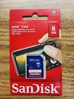 10x Sandisk 8gb Sd Sdhc 8g Class 4 Memory Card Lot Of 10pcs Retail Pack