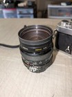 Nikon Fm Silver Film Camera   28mm Lens Vintage 