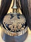 Wwi Prussian German Pickelhaube M1891 Leather Helmet W parade Horsehair Plume