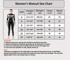 Premium Women s 3mm Neoprene Wetsuit  Full Body Diving Suit Back Zipper Wetsuit