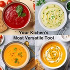 30 Speed Immersion Blender Handheld Blender Electric 5-in-1 Hand Blender Chopper