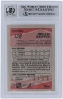Brian Leetch New York Rangers Signed  89-90 Topps  136 Bas 10 Rookie Card W insc