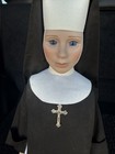 Vintage Blessings Nun Doll   179 Franciscan  Sister Of St Joseph W Rosary stand