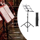 Sheet Music Holder 65cm-135cm Lightweight With Carrying Bag Height Adjustable