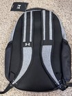 Under Armour Ua Hustle 5 0 Storm Backpack Gray School Laptop Book Bag Brand New