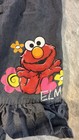 Sesame Street Elmo 2 Piece Set Girls 12 Months Denim Look Y2k Embroidery