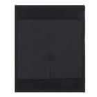 Black Padded Concealed Carry Pistol Holster With Easy Attach Hook   Loop Panel